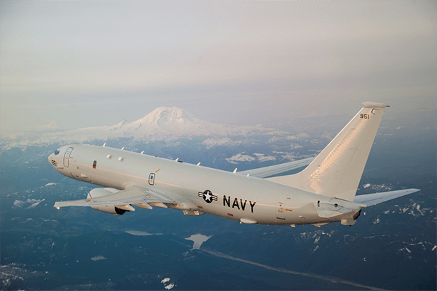 P-8a in flight.