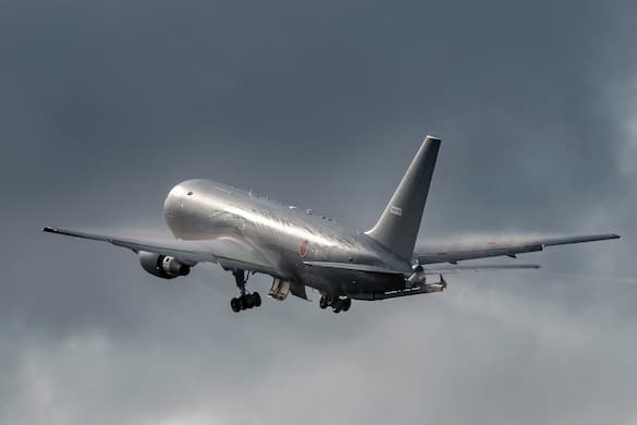 KC-46 in flight.
