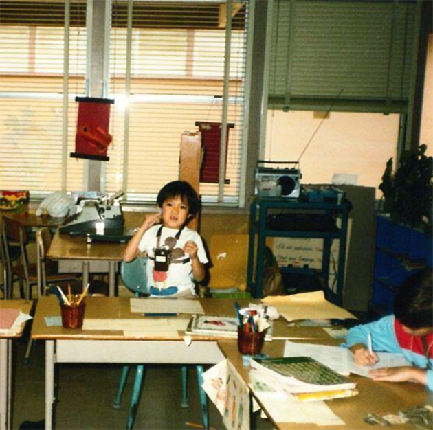 Sanh Ha as a child.