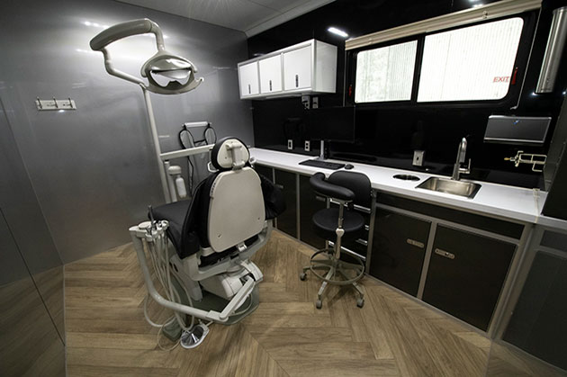 Safety Dojo and Onsite Dental Trailer ribbon cutting