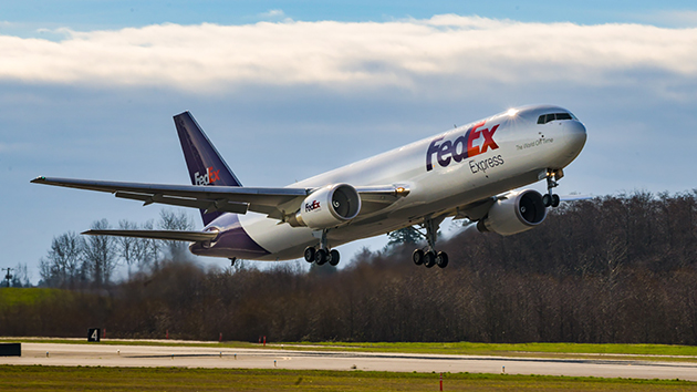 FedEx 767 taking off.