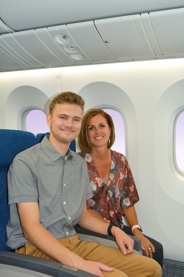 Keaton and Kari Schwark.