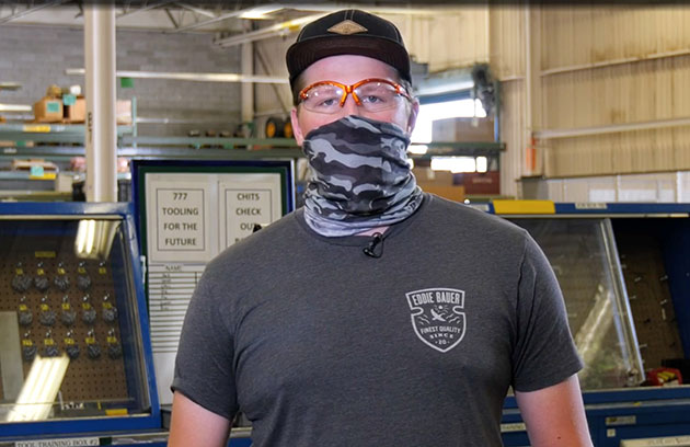 Boeing Tooling intern Joseph Fraser developed his manufacturing skills in Everett.
