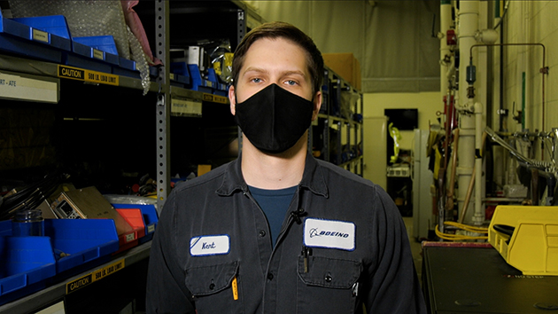Boeing technician Kent Howards talks about his intern experience and his career.