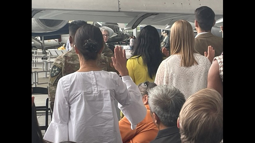 Newest U.S. citizens take the Oath of Allegiance