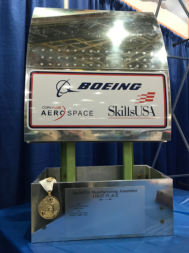 SkillsUSA Manufacturing Assembler Trophy