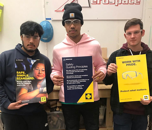 Students at Franklin Pierce High School