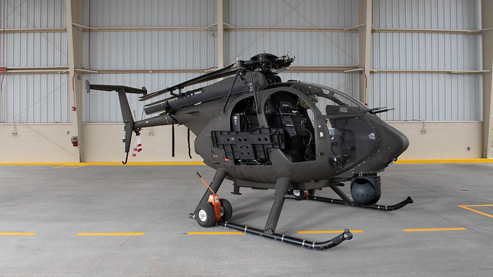 AH-6 Glamour shot with Blade folding kit