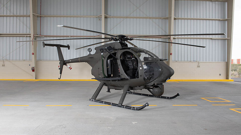 AH-6 Glamour shot with Blade folding kit