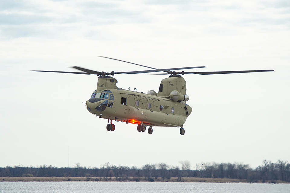 Image of a CH-47 F Chinook