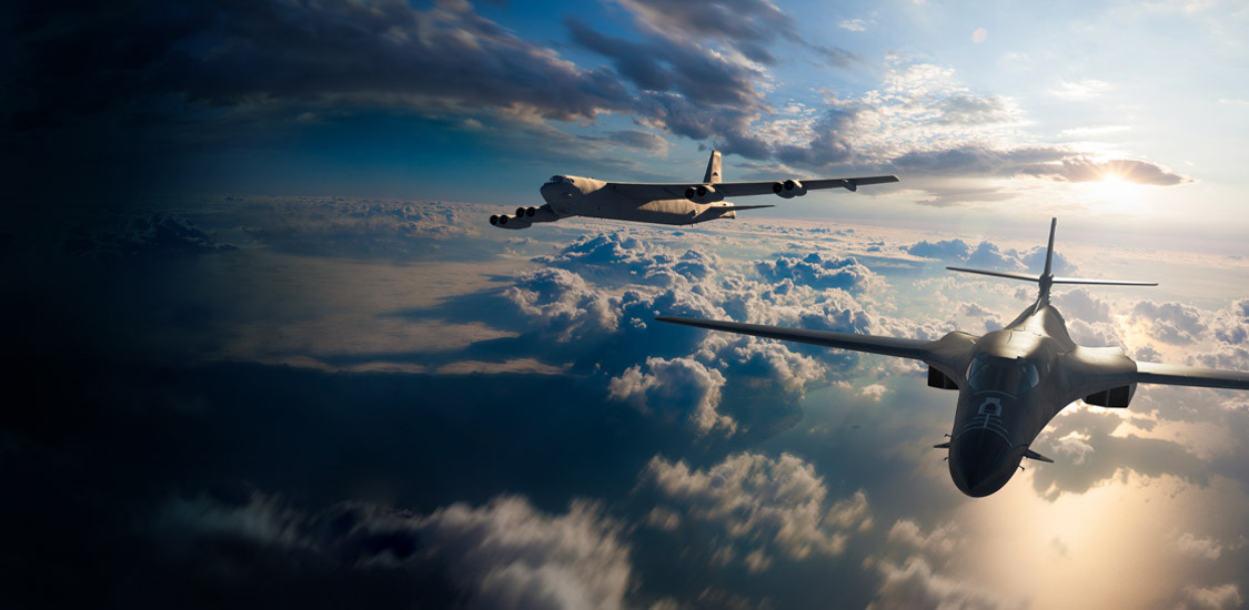 B-1 and B-52 bombers