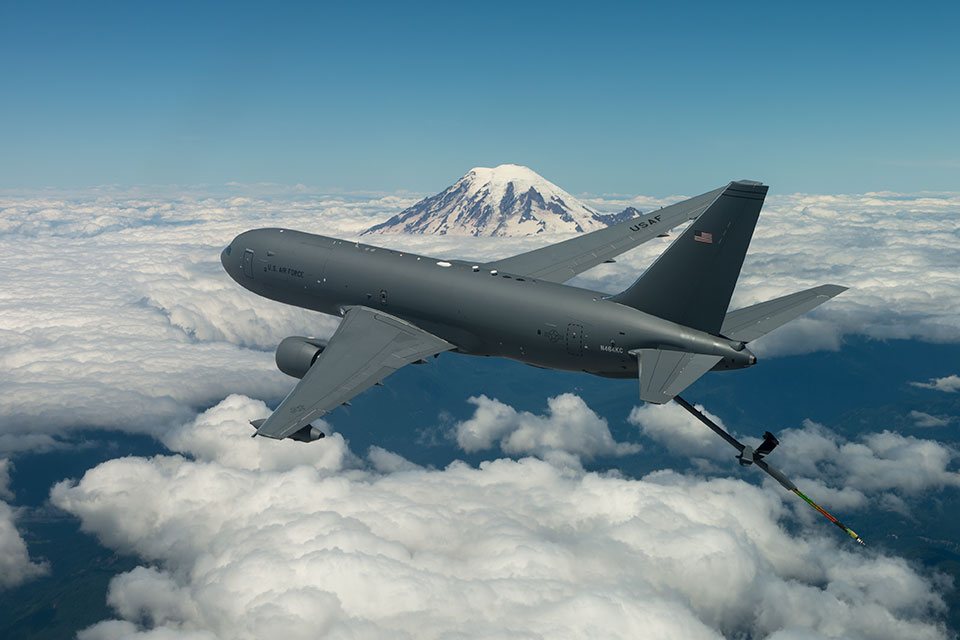 With multi-mission capability for aerial refueling, cargo and passenger transportation, aeromedical evacuation support, and data connectivity at the tactical edge, the KC-46A enables rapid air mobility, global reach and Agile Combat Employment.