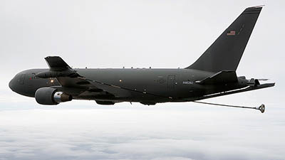 KC-46A Pegasus with Wing Air Refueling Pods Extended