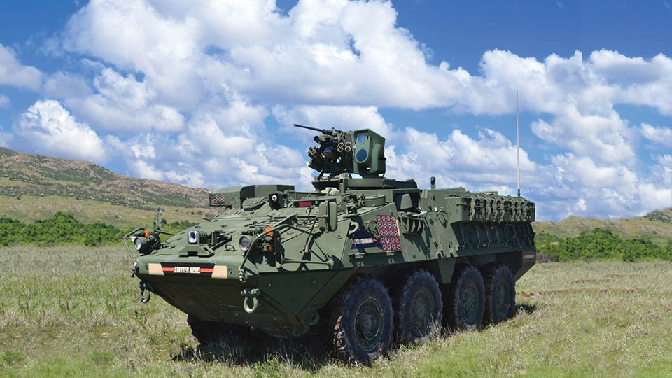 Compact Laser Weapon System mounted on a U.S. Army Stryker