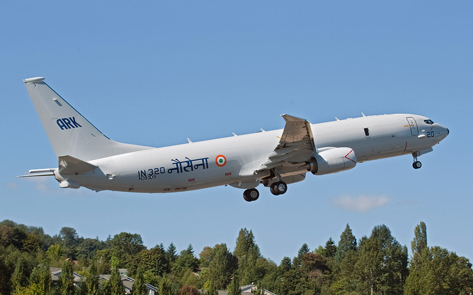 20110928 P-8I Indian Navy B1 First Flight Renton WA