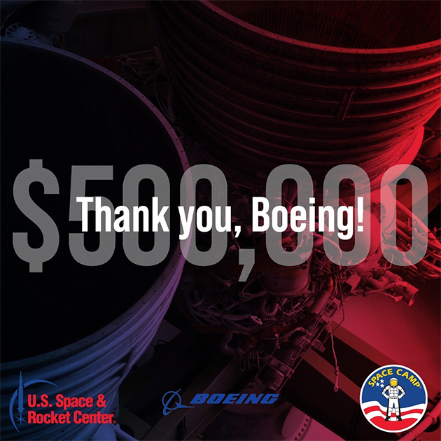 $500,000 thank-you graphic