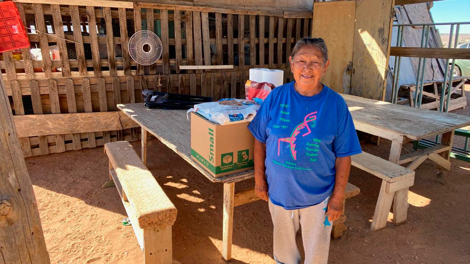 Rose Zahne, a member of the Navajo Nation