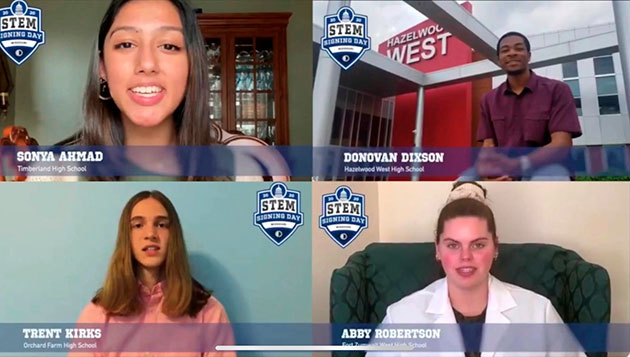 STEM Signing Day students participate virtually