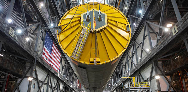 212-foot-long “pathfinder” for the SLS core stage