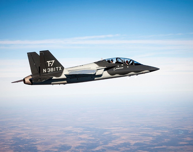 T-7 in flight