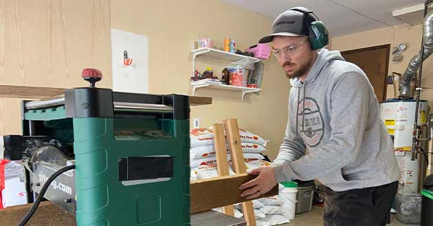   Kyle Jenson’s experience woodworking has taught him valuable lessons he brings with him to his role on the Ground-based Midcourse Defense (GMD) program.