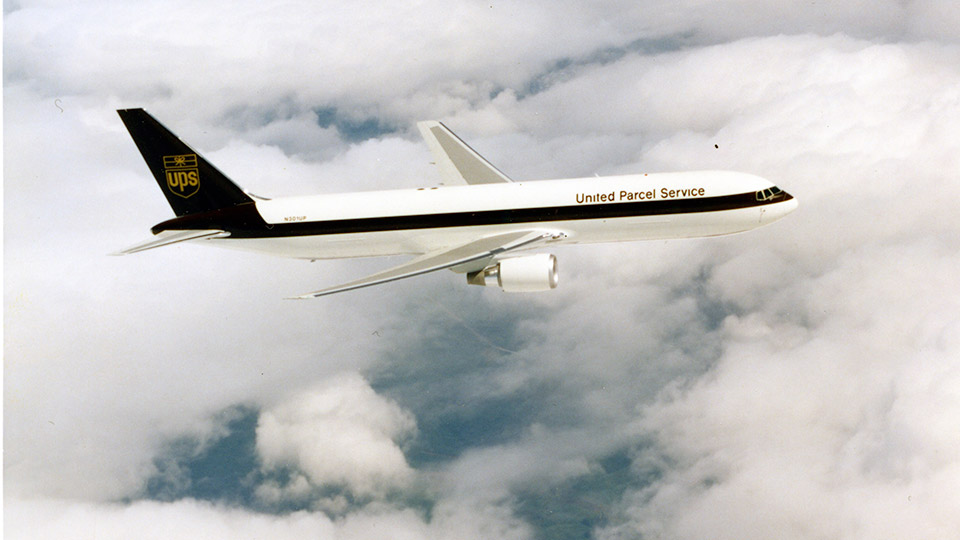 First 767-300F delivery to UPS, 1995