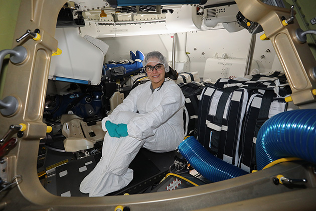 Inside the Starliner crew module