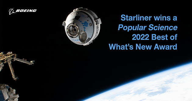   The CST-100 Starliner approaches the International Space Station