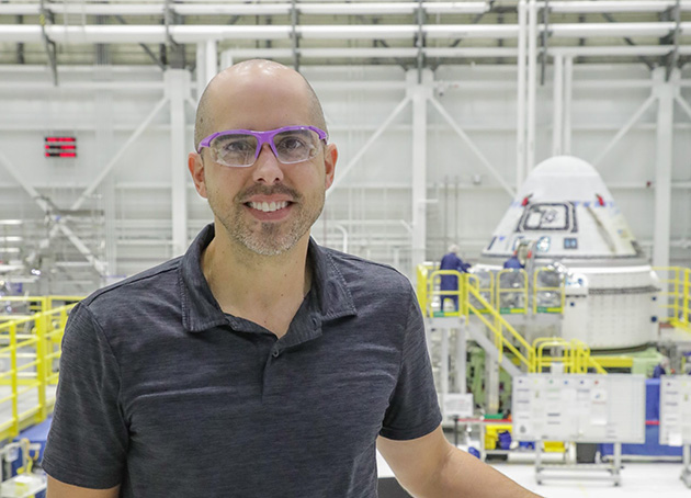   Starliner test engineer Marcelo Blalock