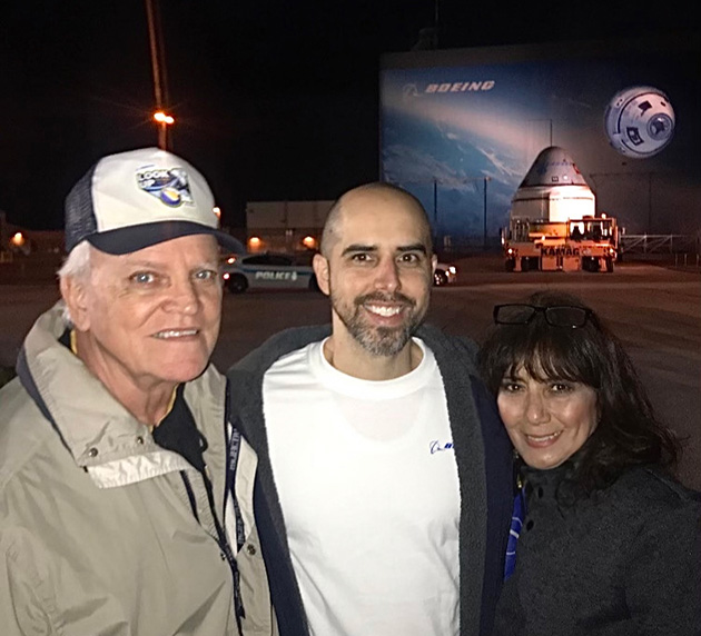   Marcelo Blalock and his parents