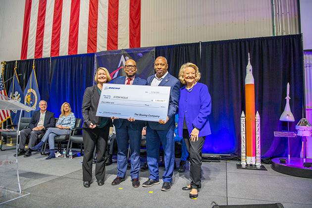   Boeing announced a $1 million investment in STEM NOLA