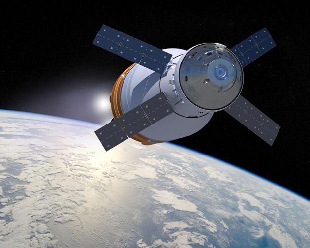 EUS launch system with Orion