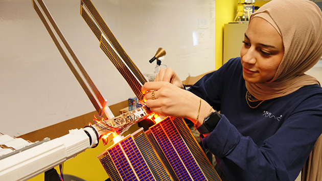 Boeing engineer Aya Abushmeis