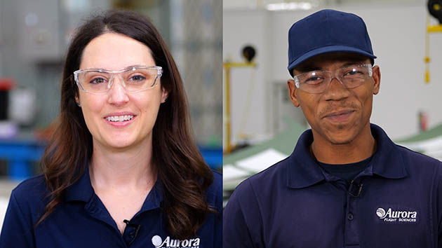 Production control manager Amanda Tucker and composite technician Theodoric James attended Mississippi State University and East Mississippi Community College, respectively.