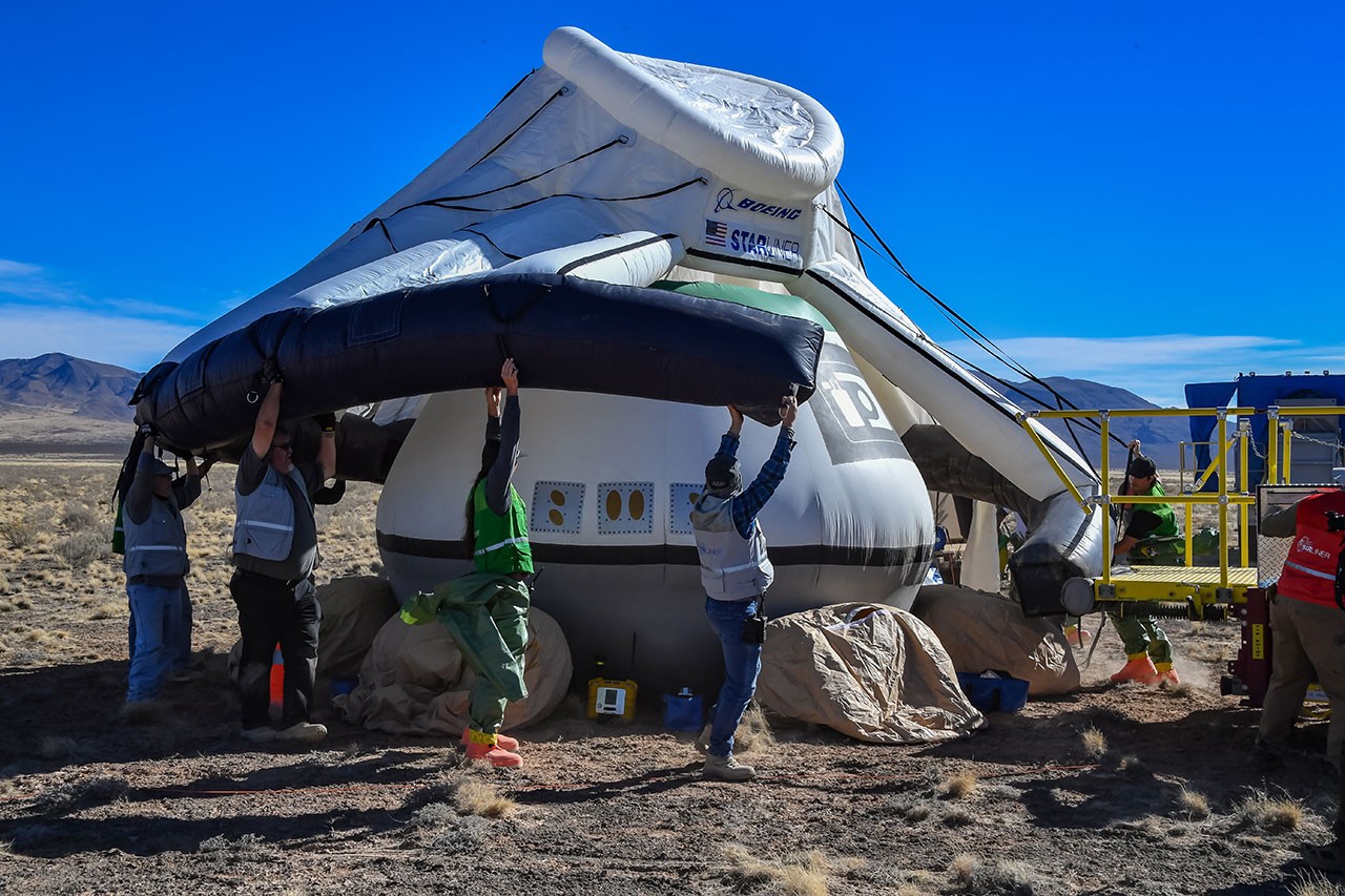 Green and Silver team members during a recent Mission Dress Rehearsal
