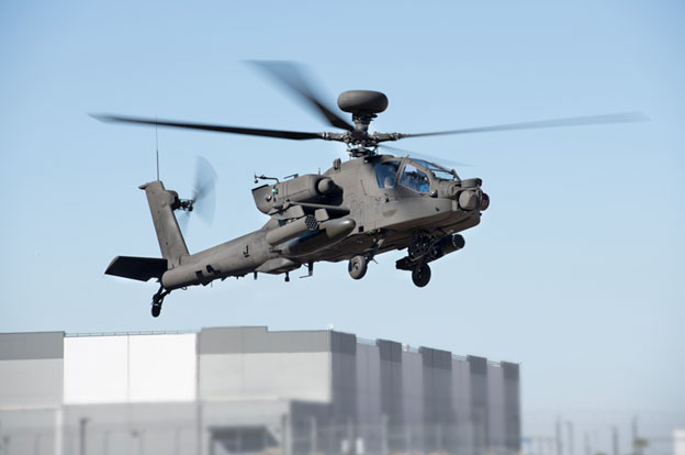 AH-64E Apache Version 6.5 in flight