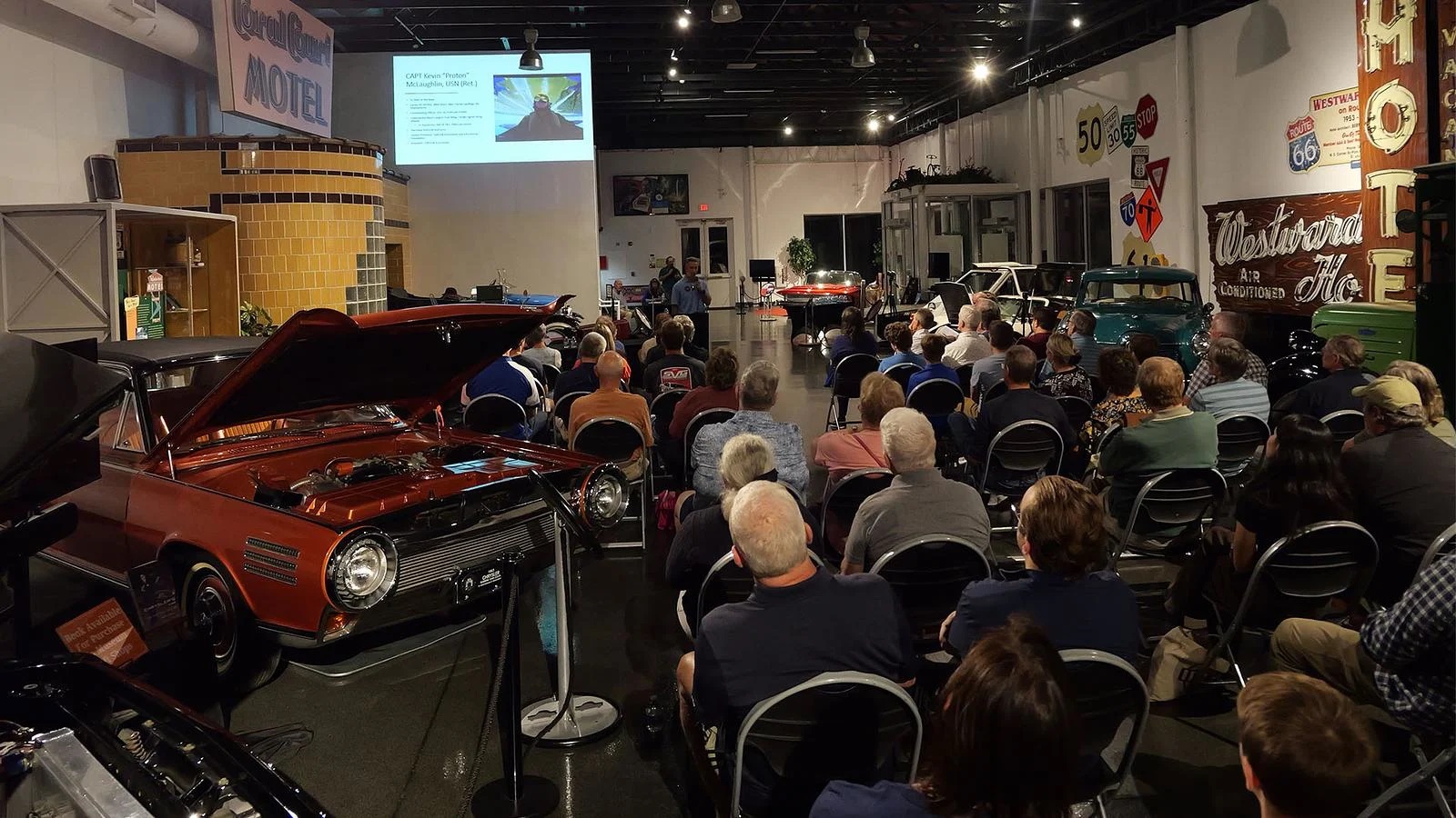 Aviation and “Top Gun” movie enthusiasts at a recent event at St. Louis’ National Museum of Transportation