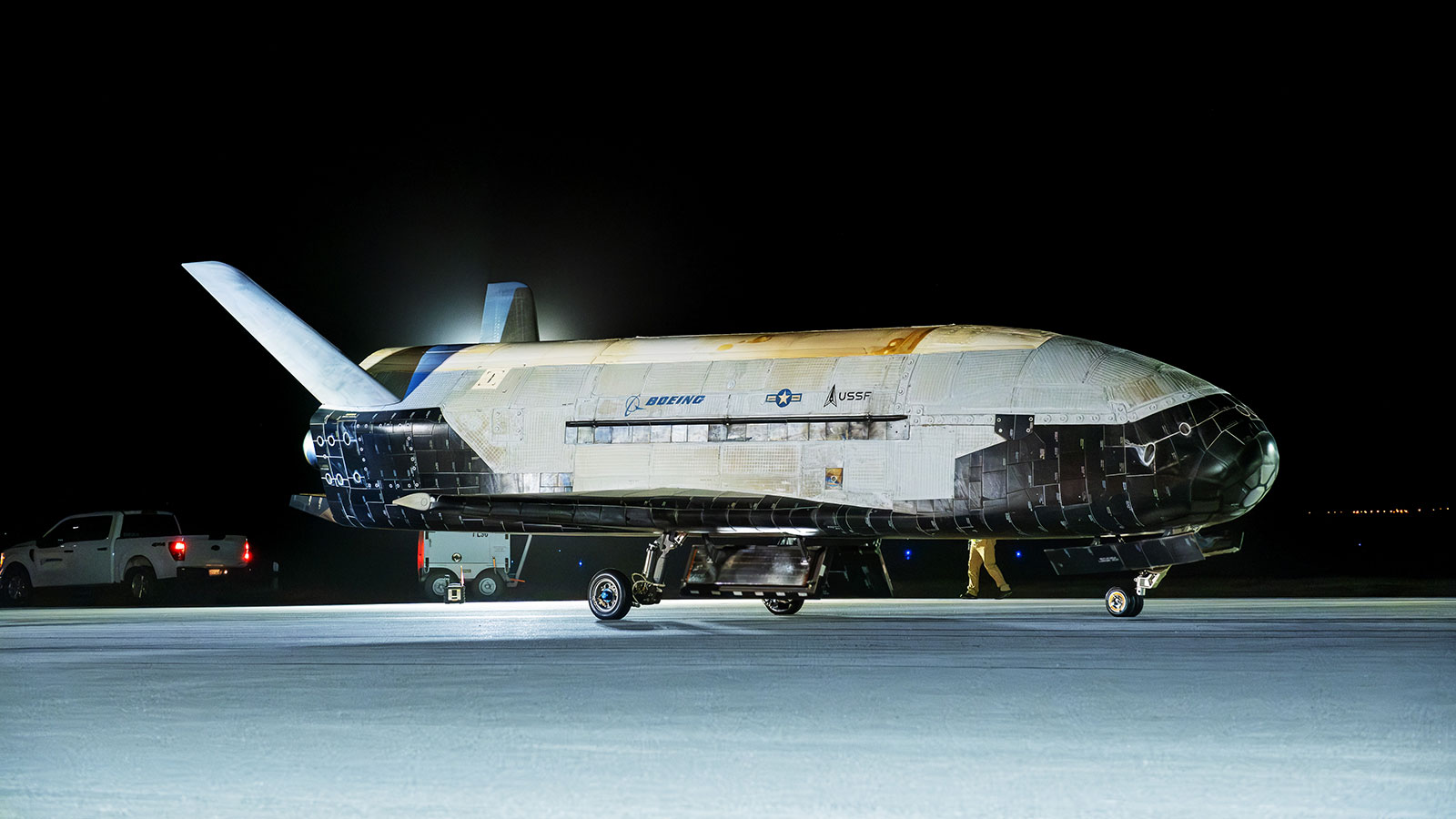   The Boeing-built X-37B landed in Vandenberg Space Force Base, Calif. to complete its seventh mission on March 7, 2025.