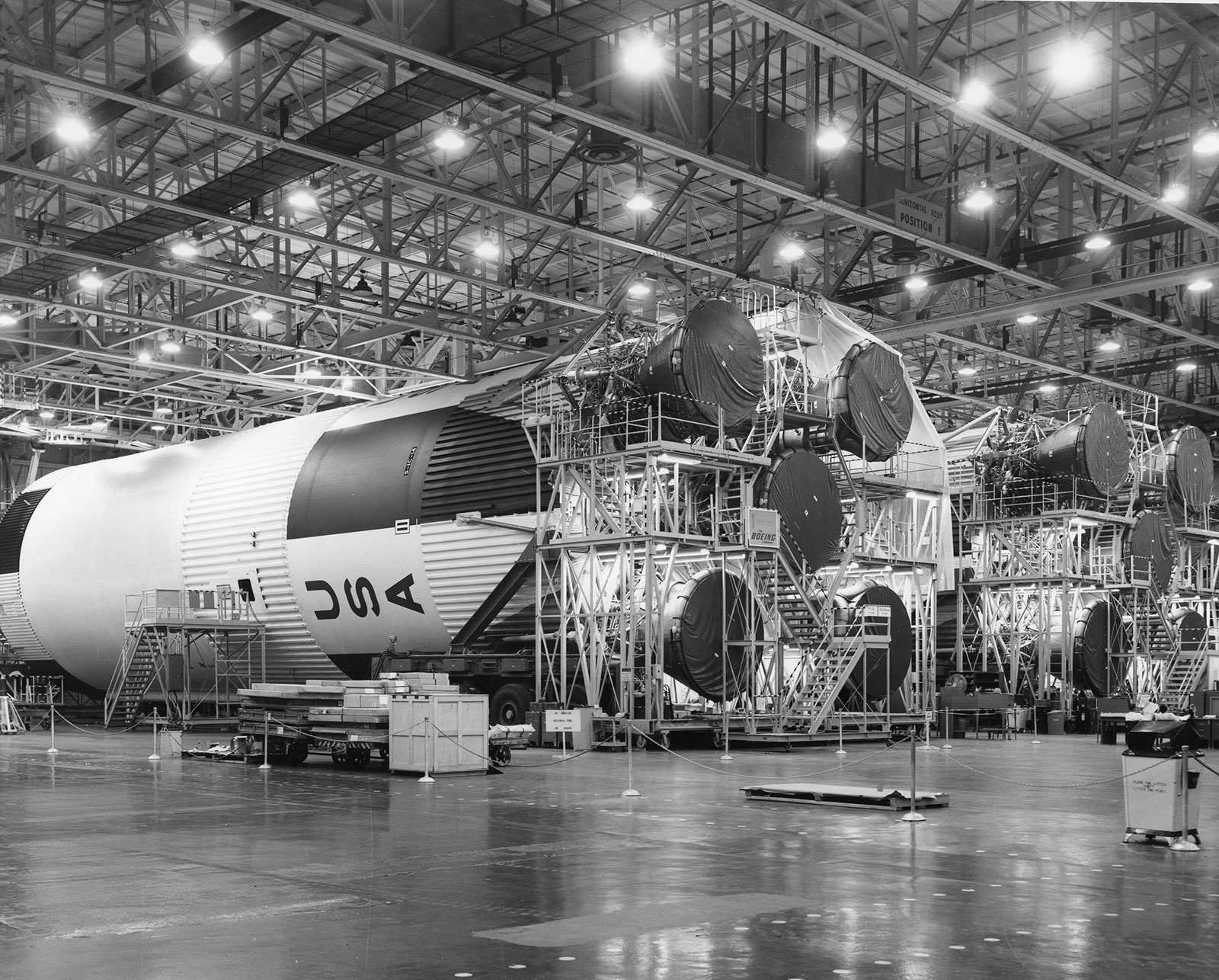 photo of large rocket