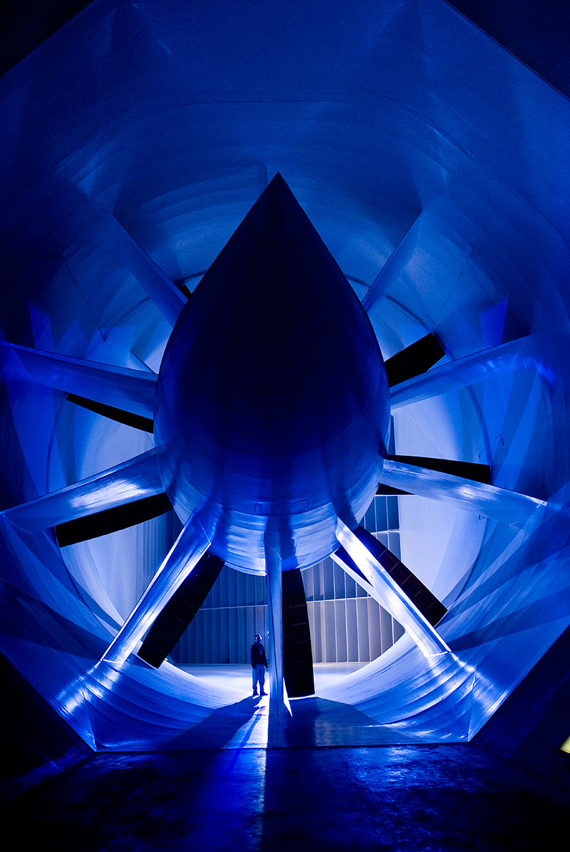 Boeing’s Philadelphia Wind Tunnel, 2008. The Boeing V/STOL (vertical and/or short takeoff and landing) test facility has been in continuous use since April 1968.