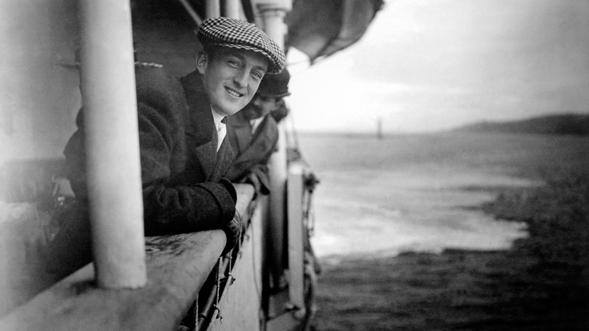 A young Bill Boeing aboard a steamer in 1903 — the year he moved to Seattle. Photo: public domain.