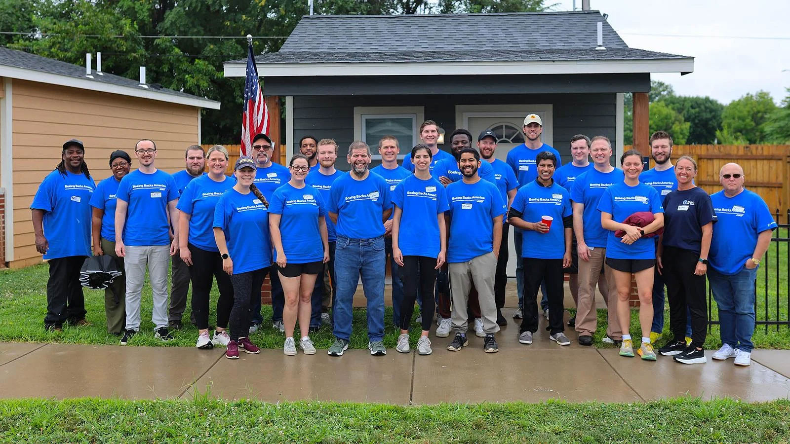 Over 25 teammates from Boeing’s Air Dominance division spent a day volunteering at Veterans Community Project of Saint Louis, a nonprofit founded by combat veterans to help solve veteran homelessness.