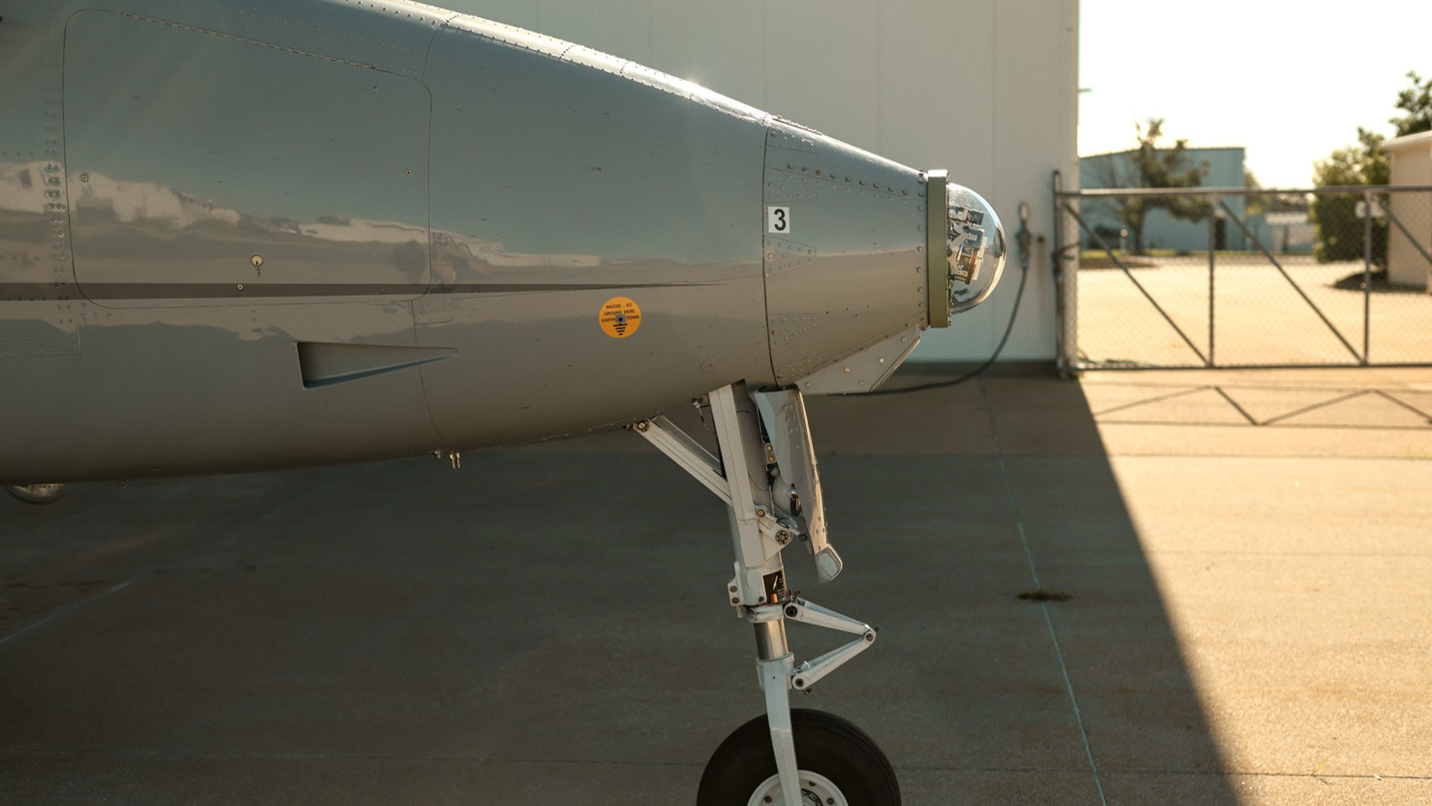 Boeing’s Ultra Low-Cost Seeker sits mounted to a Beechcraft 1900 ahead of a captive carry test flight to evaluate baseline seeker target detection and tracking