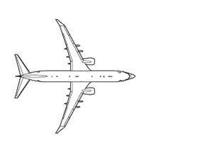 Lineart of P-8A Posiedon