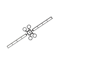 Lineart of 702MP Satellite