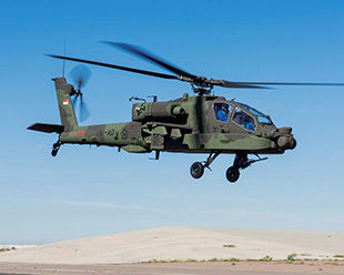 AH-64D Apache in flight