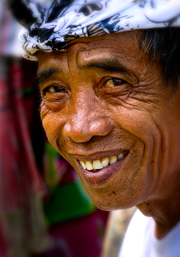 Smiling man, Indonesia