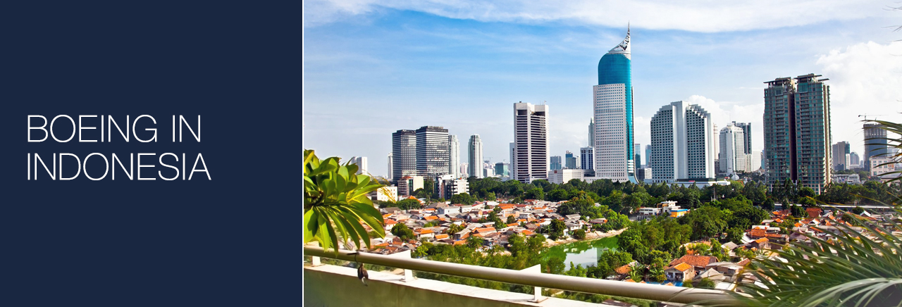 Boeing in Indonesia banner