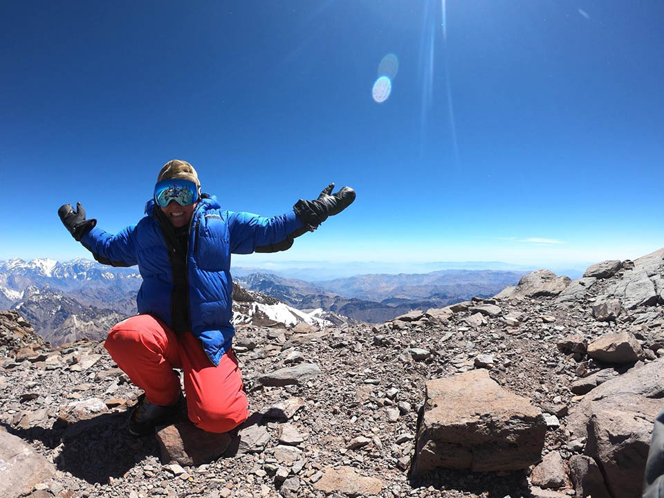 Julie Mason on Aconcagua