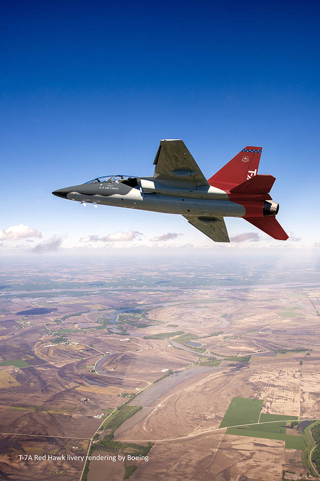 T-7A in flight